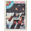 Image 1 : Pittsburgh Penguins Denis Herron 1978 Topps #172 signed trading card