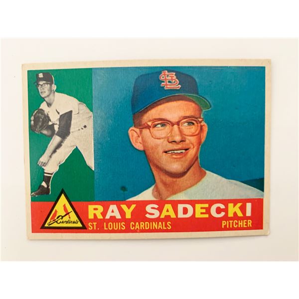 Ray Sadecki Cardinals Vintage Baseball Card