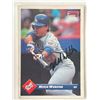 Image 1 : LA Dodgers Mitch Webster signed 1993 Donruss trading card