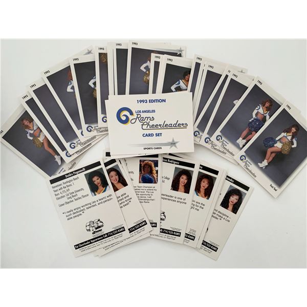 1993 Los Angeles Rams Cheerleaders Card Set