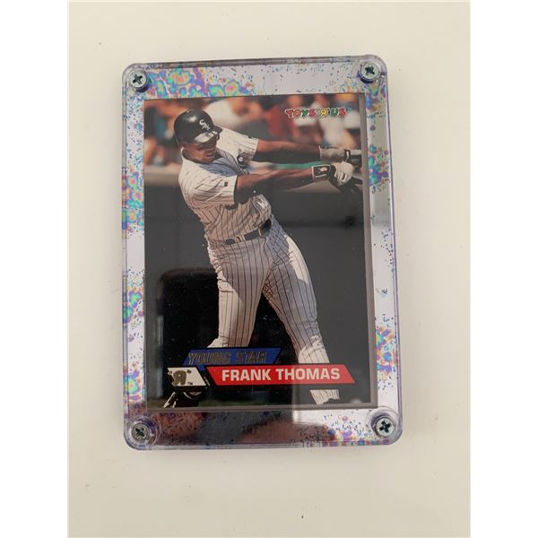 Frank Thomas Young Star Framed Baseball Card