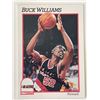 Image 1 : Blazers Buck Williams signed NBA Hoops trading card