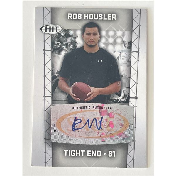 Rob Housler signed autograph card