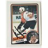 Image 1 : Philadelphia Flyers Dave Poulin 1984 Topps #120 signed trading card
