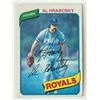 Image 1 : Kansas City Royals Al Hrabosky signed 1980 Topps #585 trading card