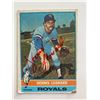 Image 1 : Kansas City Royals Dennis Leonard 1976 Topps #334 signed trading card