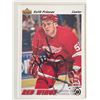 Image 1 : Detroit Red Wings Keith Primeau 91-92 Upper Deck #258 signed trading card