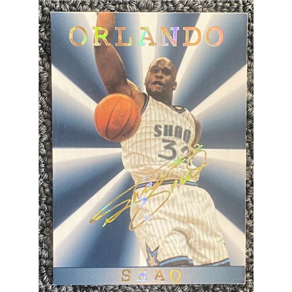 Orlando Magic Shaquille O'Neal facsimile signed Card
