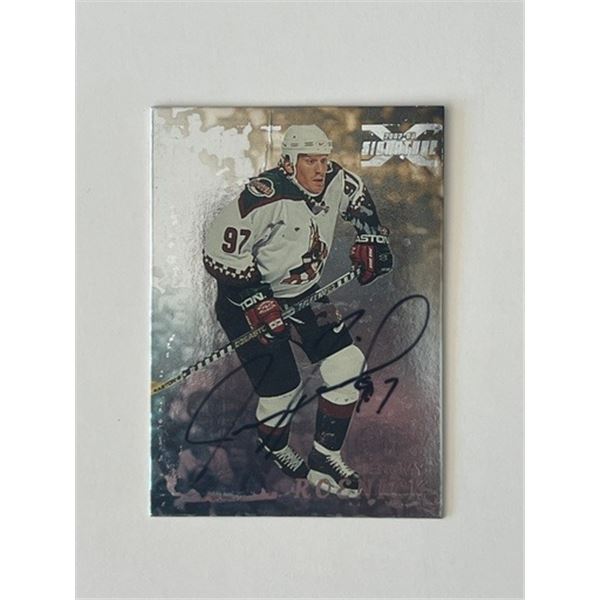 Phoenix Coyotes Jeremy Roenick 1998 In The Game #107 signed trading card
