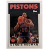 Image 2 : Dennis Rodman Pistons Topps Basketball Card
