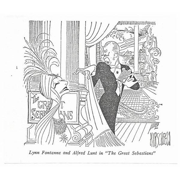 American Caricaturist Al Hirschfeld Signed Artwork