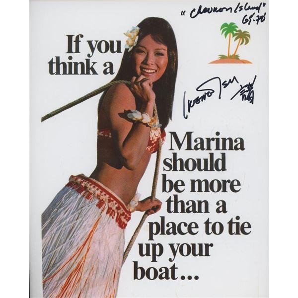 Wiki wiki dollar Irene Tsu signed Chevron advertising campaign photo