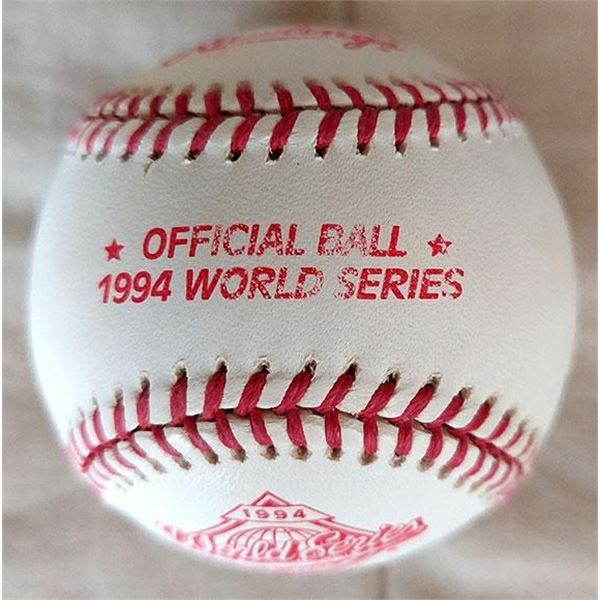 Charles Schulz Snoopy signed world series baseball
