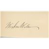 Image 1 : Woodrow Wilson signature cut. GFA Authenticated