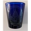 Image 1 : Bush/Cheney 2001 Inauguration Shot Glass (Cobalt Blue)