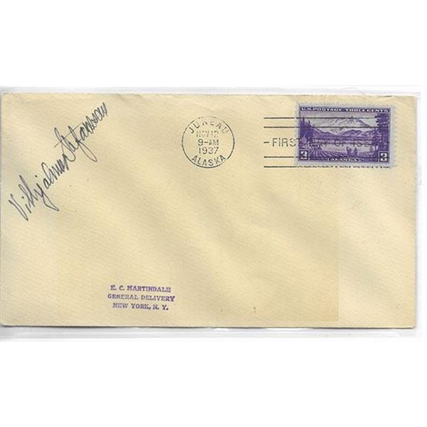 Vilhjalmar STEFANSSON Signed Envelope