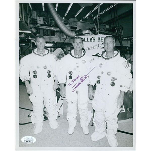 Astronaut Dave Scott signed photo. JSA Authenticated