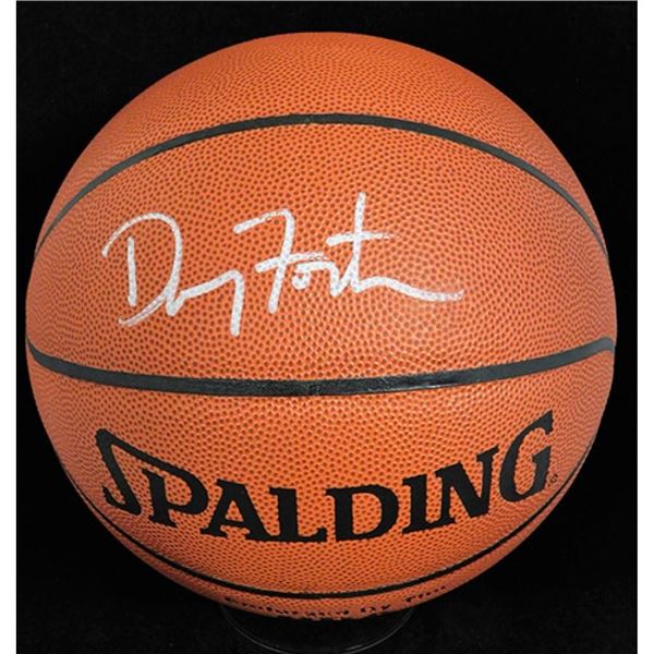 Golden State Warriors Danny Fortson Signed Spalding Indoor/Outdoor NBA Basketball JSA Authenticated
