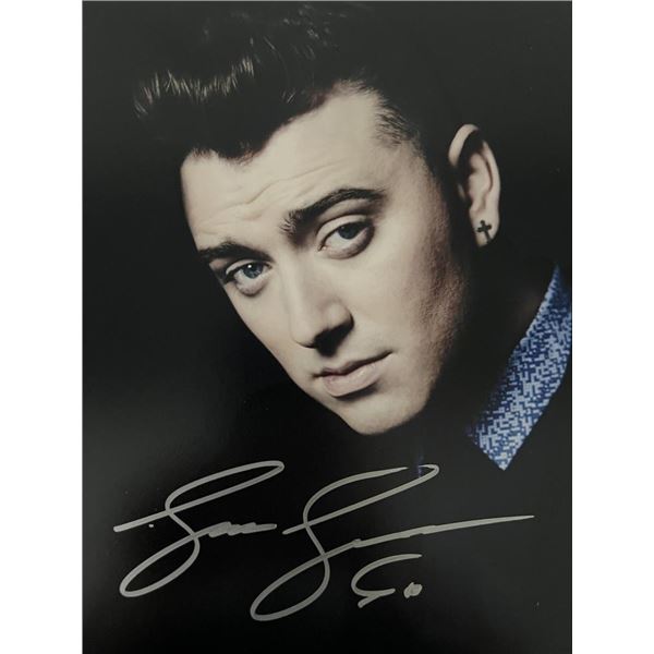 Grammy Winner Sam Smith signed photo