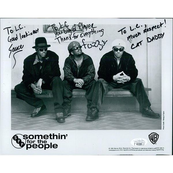 Public Enemy Rapper Chuck D signed photo. JSA Authenticated