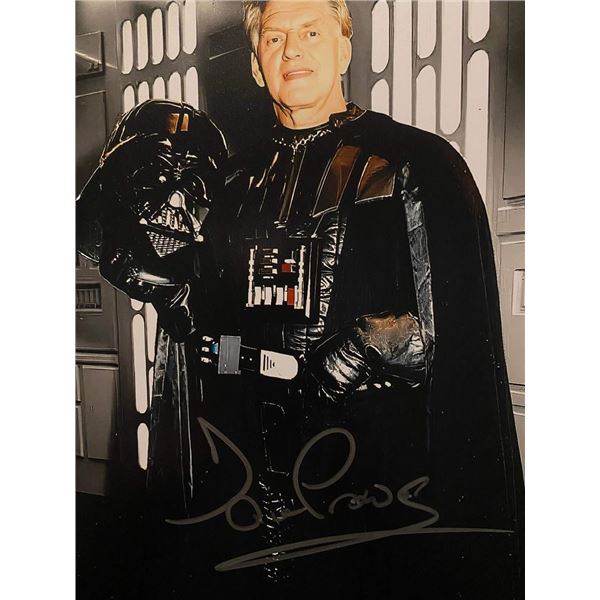 Star Wars Darth Vader David Prowse Signed Photo