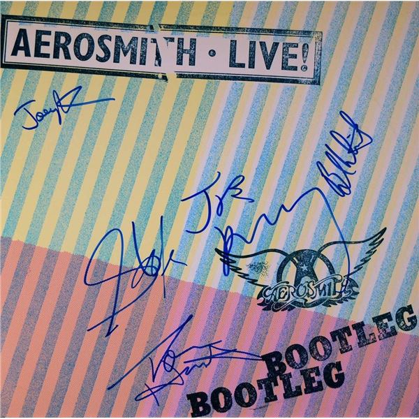 Aerosmith Debut signed album