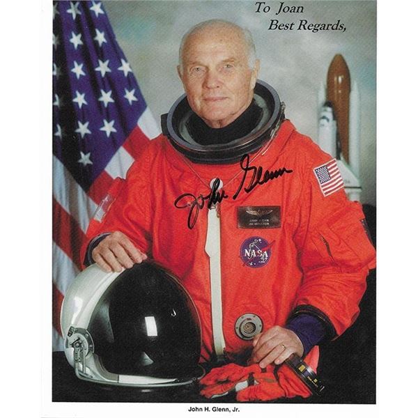 Astronaut John Glenn signed NASA photograph