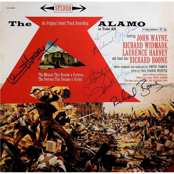 John Wayne signed The Alamo Original Soundtrack