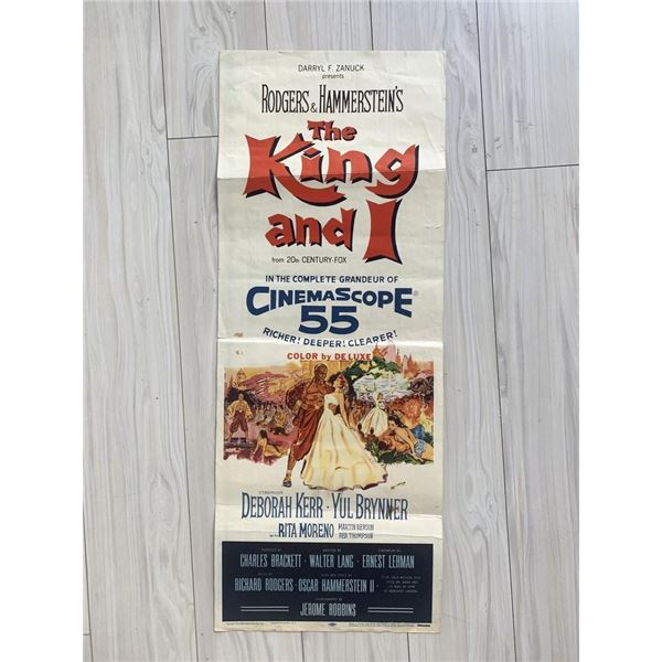 The King and I original 1956 vintage movie poster