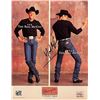 Image 1 : Country Singer Neal McCoy Signed Wrangler Jeans Ad Photo