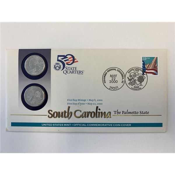 South Carolina First Day Mint and First Day Cover