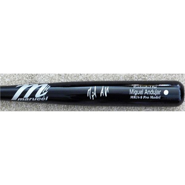 New York Yankees Miguel Andujar Signed  Bat Steiner Authenticated