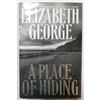 Image 3 : Suspense Novelist Elizabeth George Signed A Place of Hiding First Edition Book JSA Authenticated