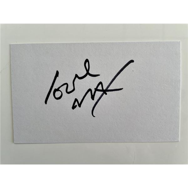 Peter Max signed cut