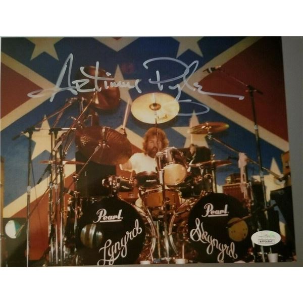 Lynyrd Skynyrd  Artimus Pyle signed photo JSA