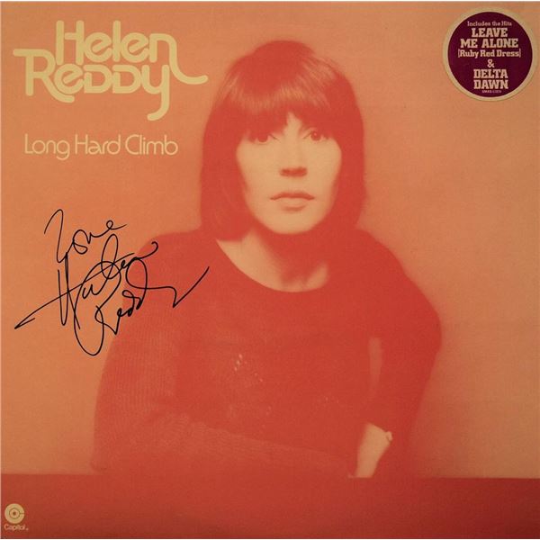 Helen Reddy signed "Long Hard Climb" album