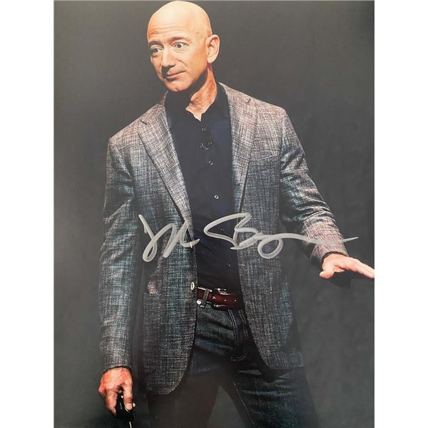 Amazon Founder Jeff Bezos signed photo