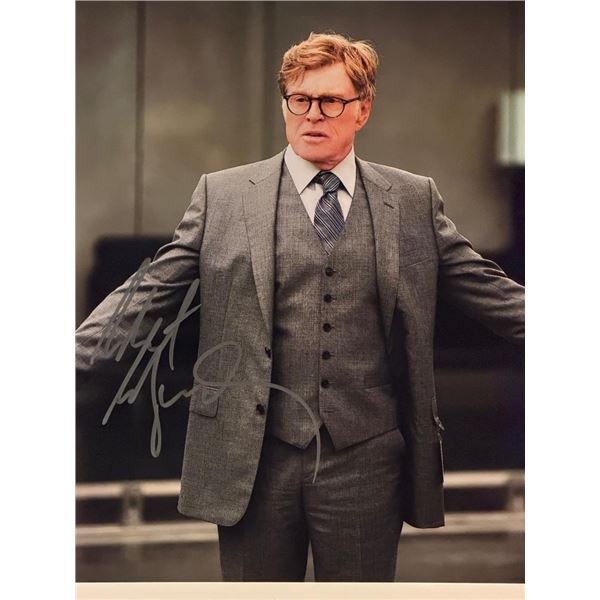 Captain America Robert Redford signed movie photo