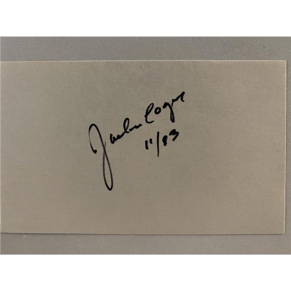 The Little Rascals Jackie Cooper signed photo