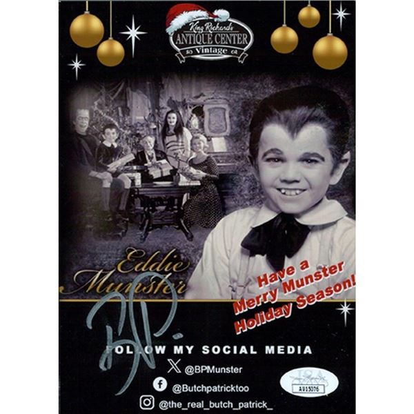 The Munsters Butch Patrick signed photo. JSA Authenticated