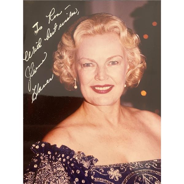 The Girl Next Door June Haver signed photo