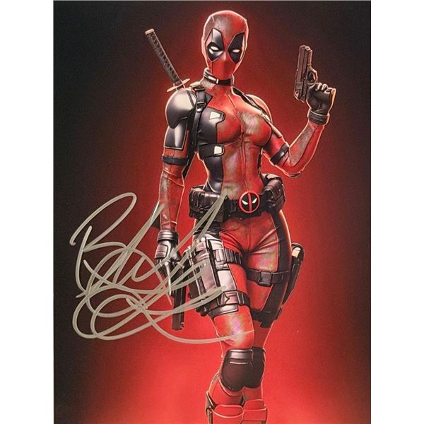 Deadpool Blake Lively signed photo