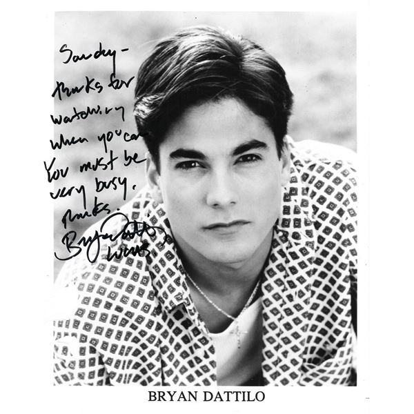 Days of Our Lives Bryan Dattilo signed photo