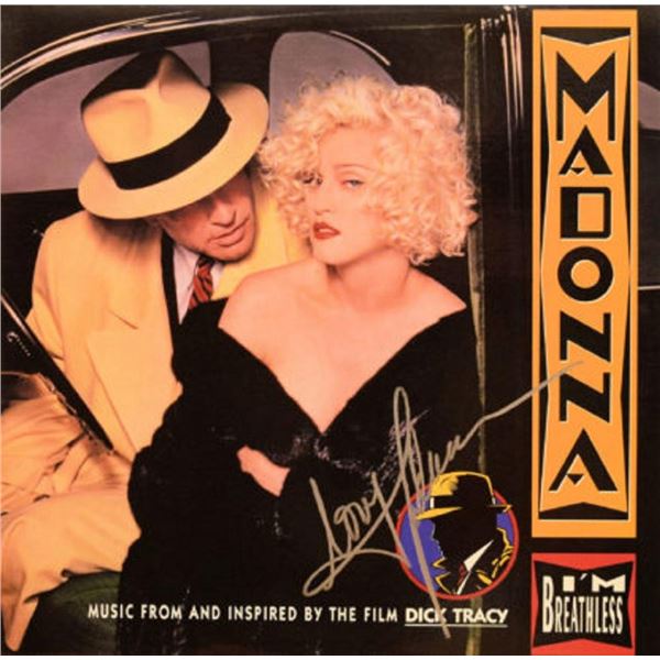Madonna signed Iâ€™m Breathless album