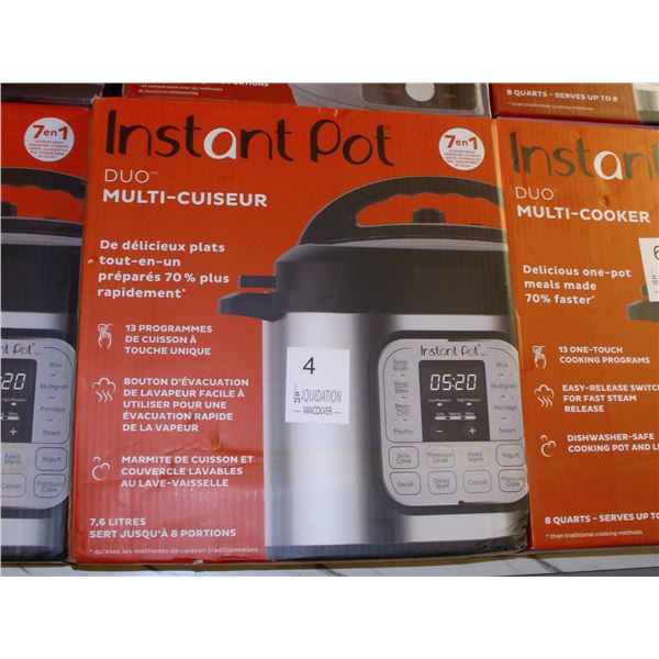 Instant Pot Duo 7-in-1 Multi-Cooker 7.6L 8qt