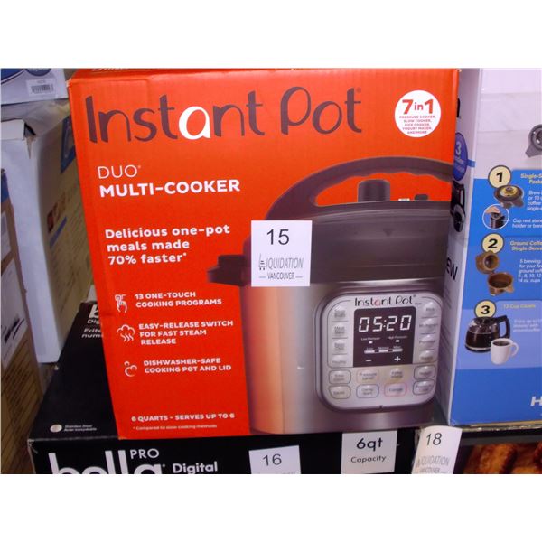 Instant Pot Duo 7-in-1 Multi-Cooker 6qt