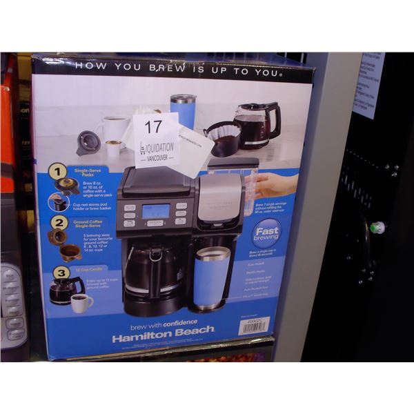 Hamilton Beach FlexBrew 3-in-1 12-Cup Coffee Maker