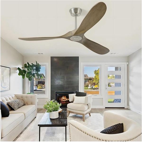 Chriari 3-Blade Ceiling Fan 60"
