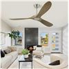 Image 1 : Chriari 3-Blade Ceiling Fan 60"