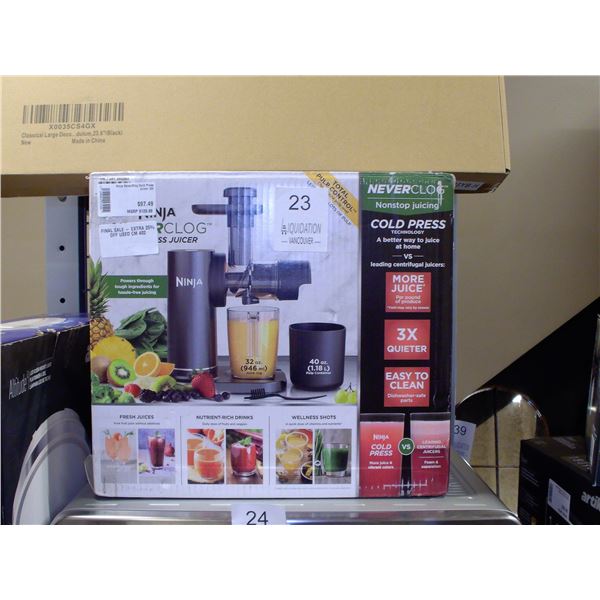 Ninja NeverClog Cold Press Juicer 32oz